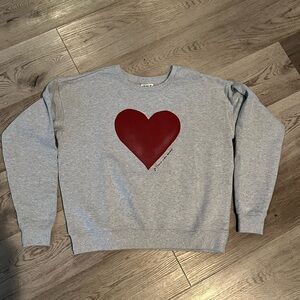 Pact heart sweatshirt. New.